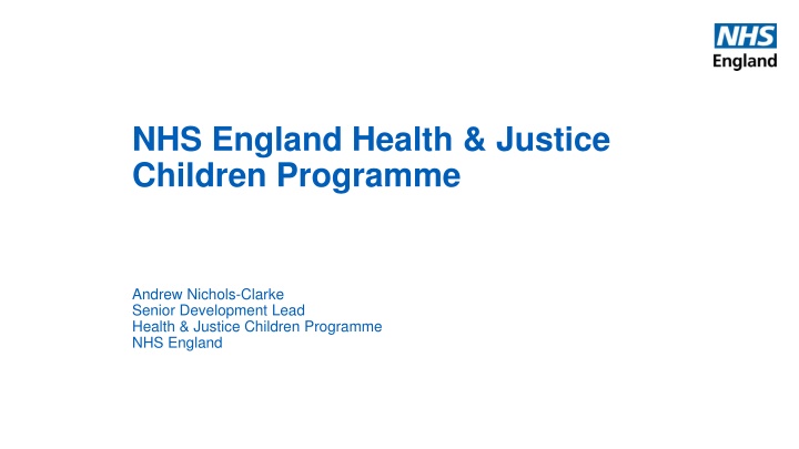 Complex Needs of Children in Justice System