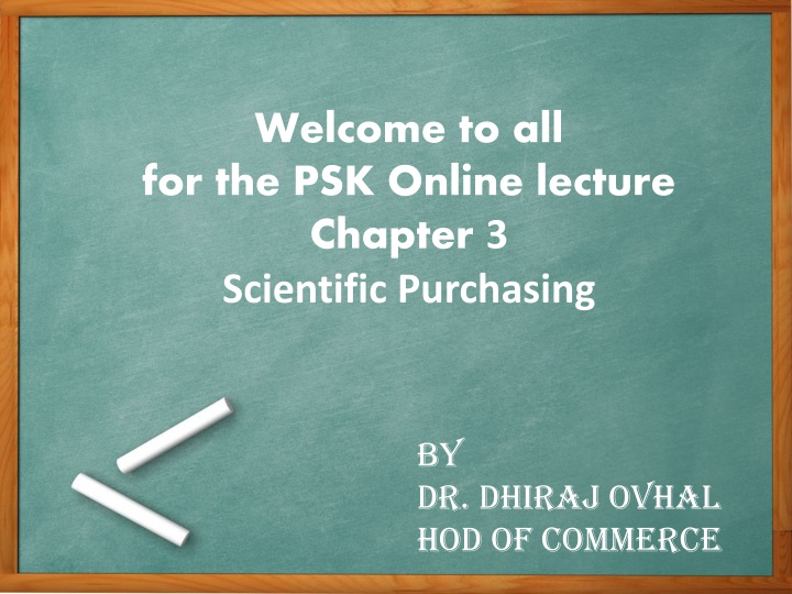 Scientific Purchasing Principles for Effective Procurement