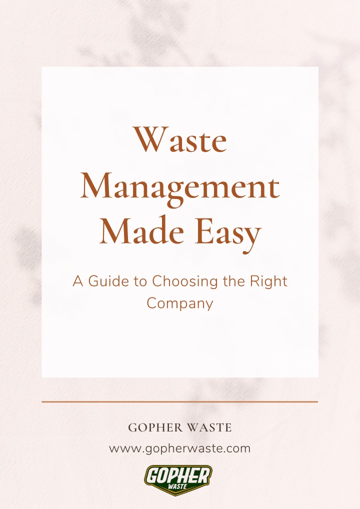 waste n.w
