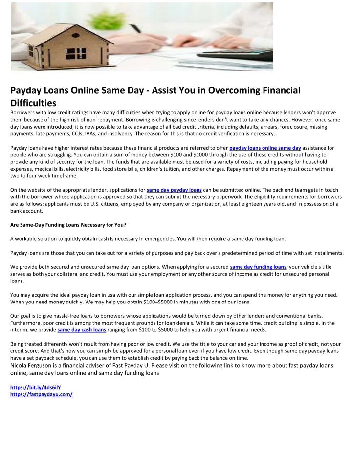 payday loans online same day assist n.w
