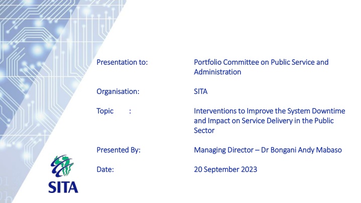 Enhancing System Downtime Solutions in the Public Sector