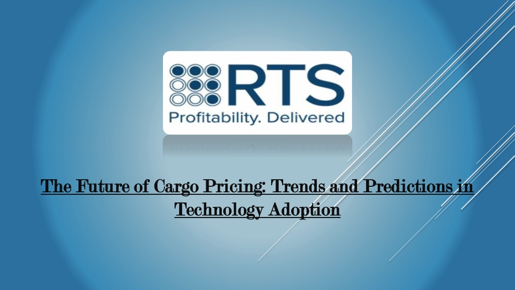 the future of cargo pricing trends l.w