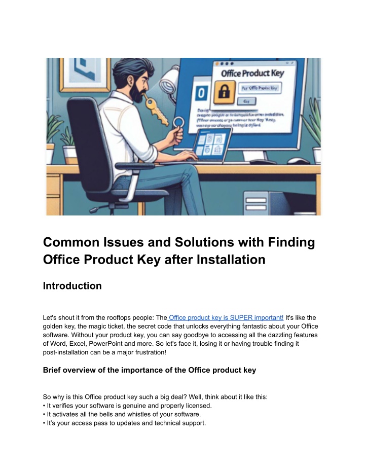 common issues and solutions with finding office n.w