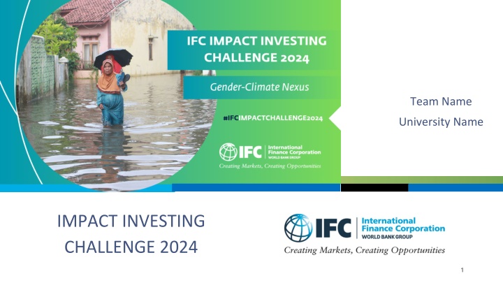 IMPACT INVESTING  CHALLENGE 2024