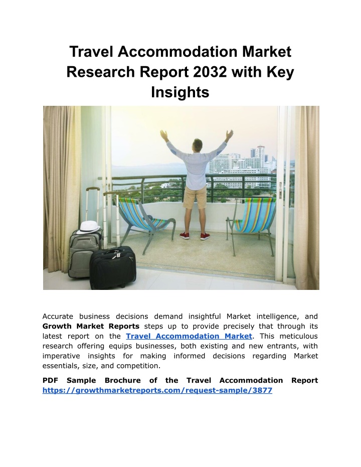 travel accommodation market research report 2032 n.w