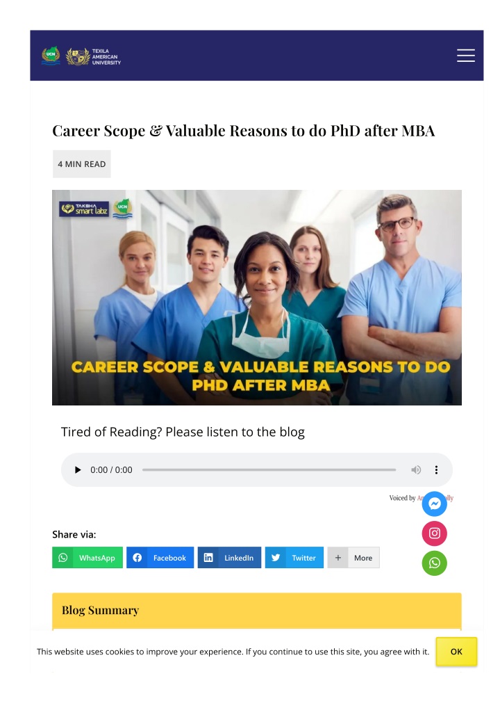 career scope valuable reasons to do phd after mba n.w