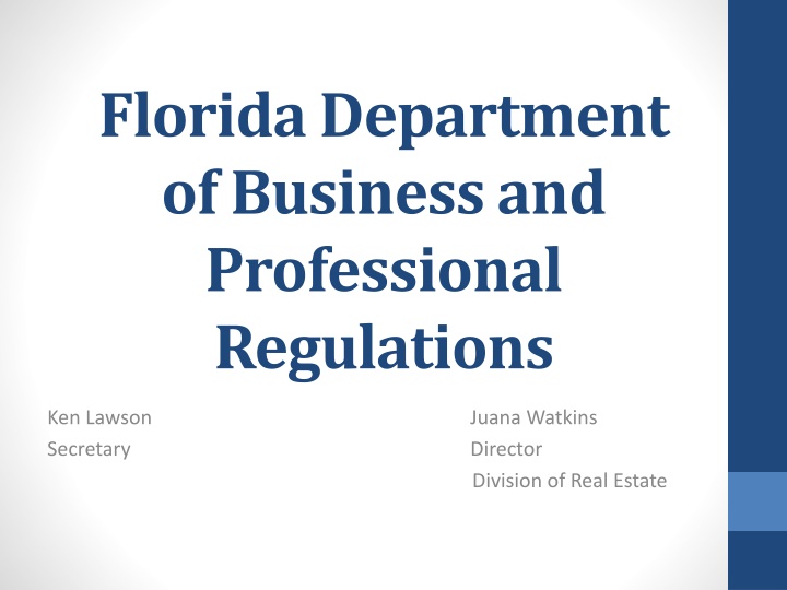 Florida Department of Business and Professional Regulations Online Services Registration Guide