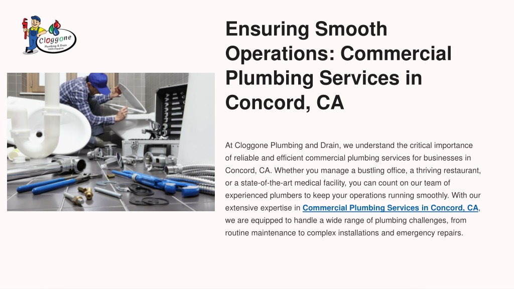 ensuring smooth operations commercial plumbing l.w