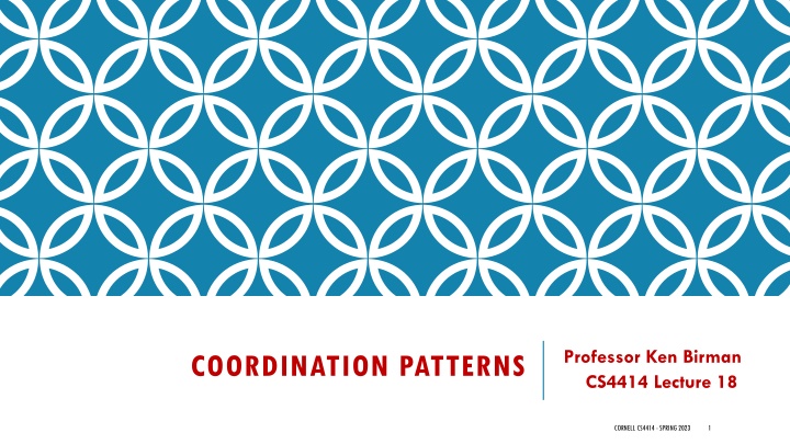 COORDINATION PATTERNS