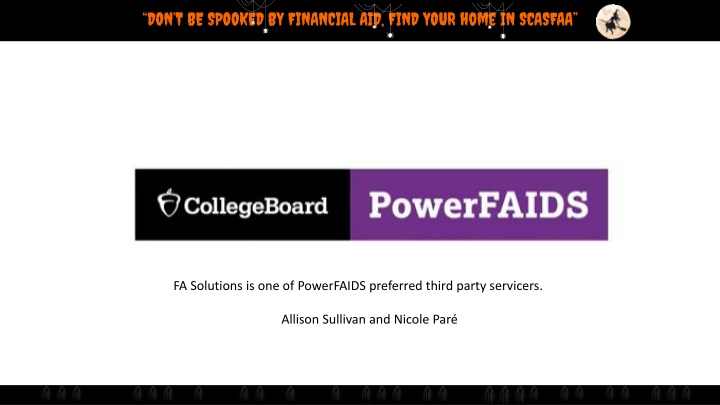 Unveiling Financial Aid Solutions at SCASFAA
