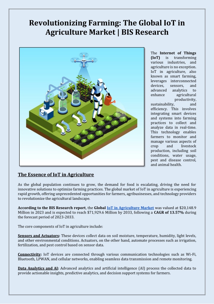 revolutionizing farming the global n.w