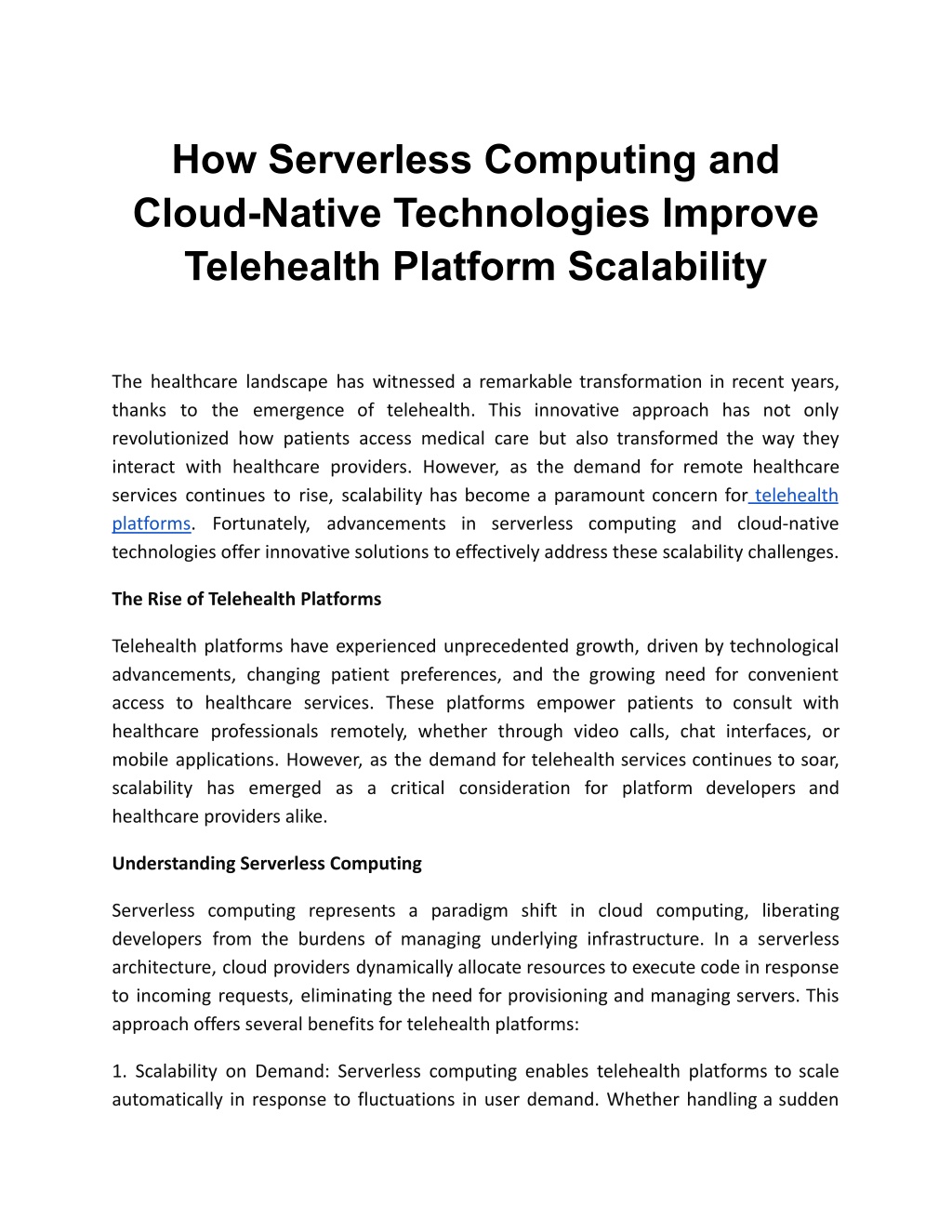how serverless computing and cloud native l.w