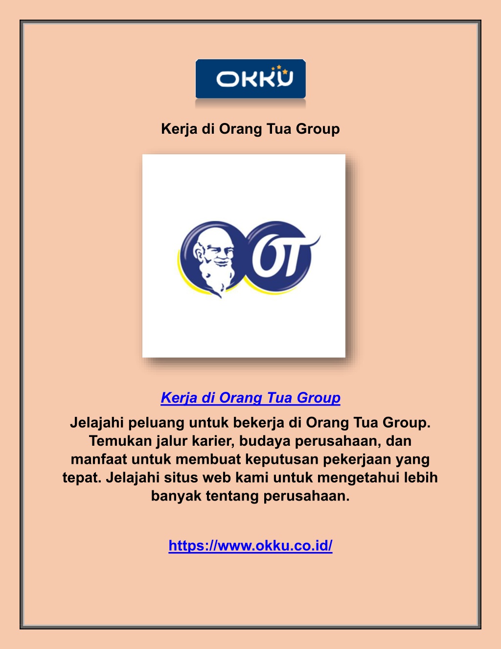 kerja di orang tua group l.w