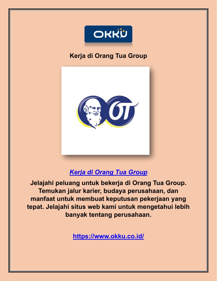 kerja di orang tua group n.w