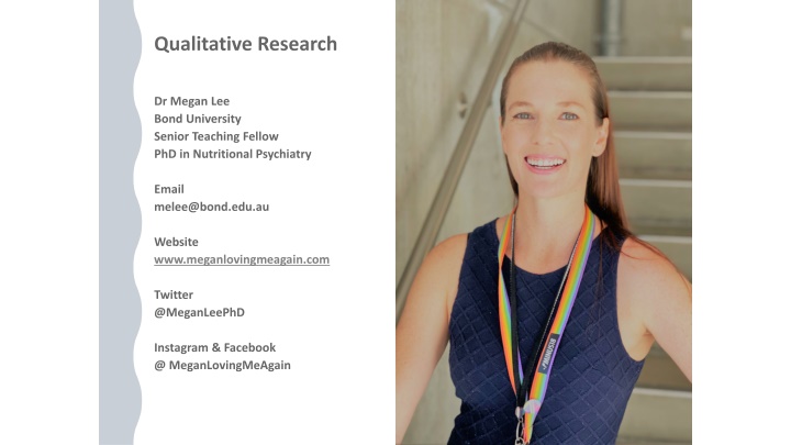 Quantitative and Qualitative Research Methods