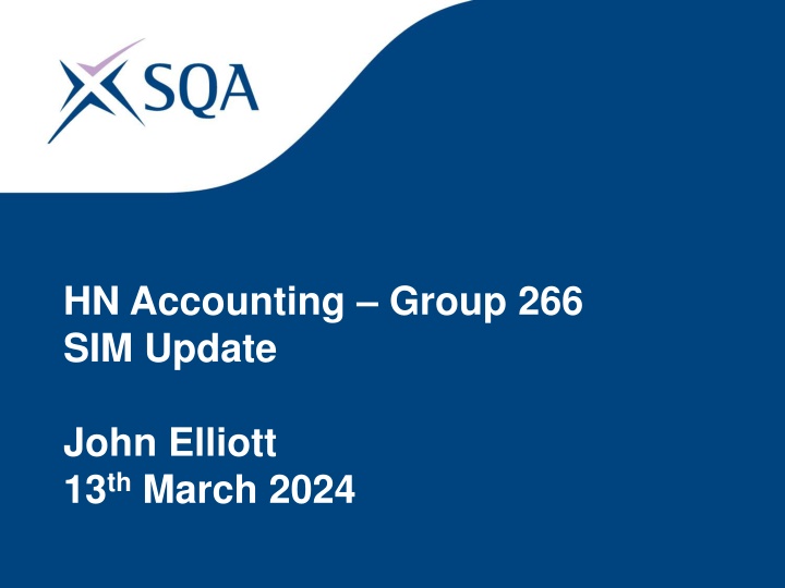 Updates on Accounting and Verification Activities in HN Groups