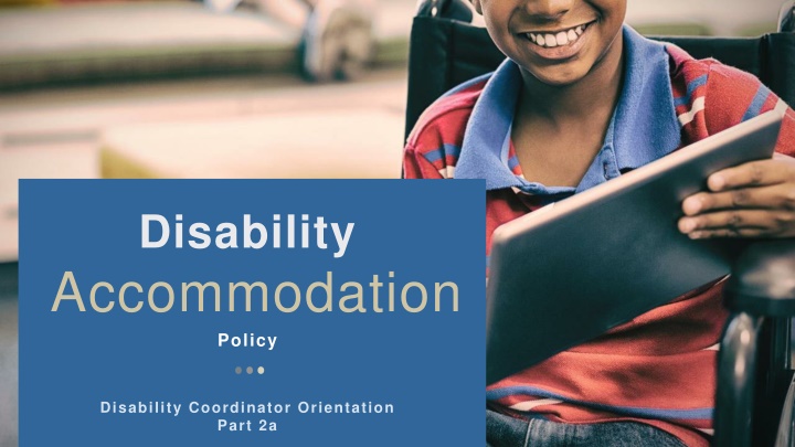 Disability Accommodation