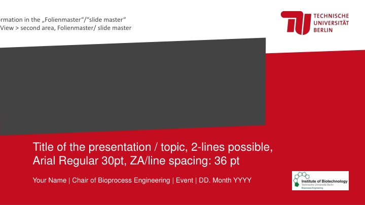 Customizable Bioprocess Engineering Presentation Templates