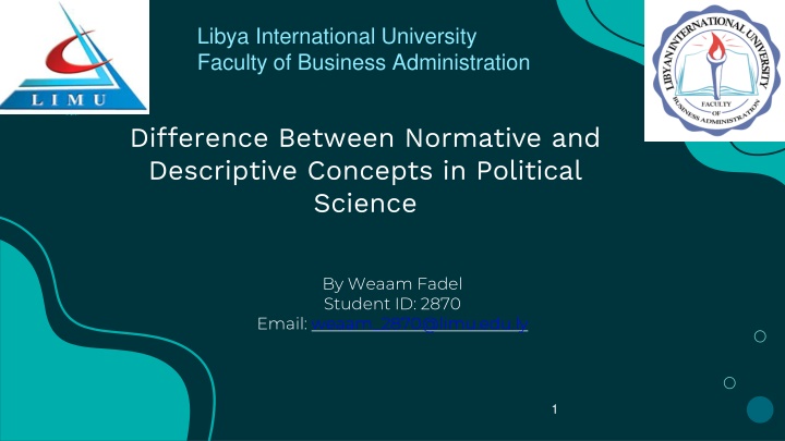 Contrasting Concepts in Political Science: Normative vs Descriptive Approaches