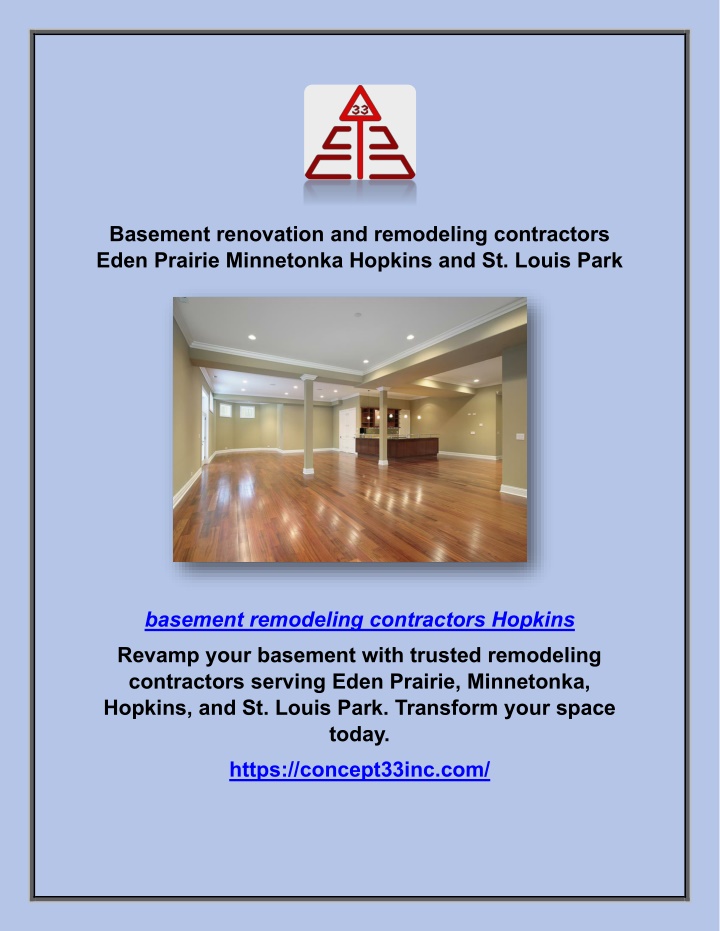 basement renovation and remodeling contractors n.w