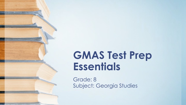 Georgia Studies Test Prep Essentials for 8th Grade