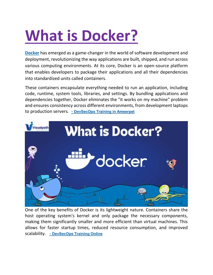 what is docker n.w