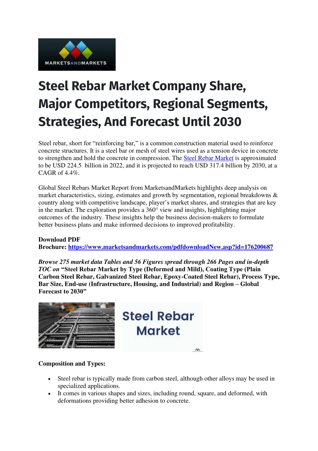 steel rebar market company share major l.w