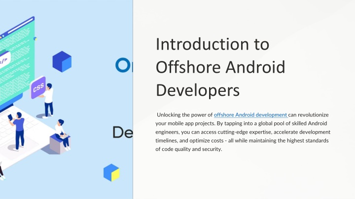 introduction to offshore android developers n.w