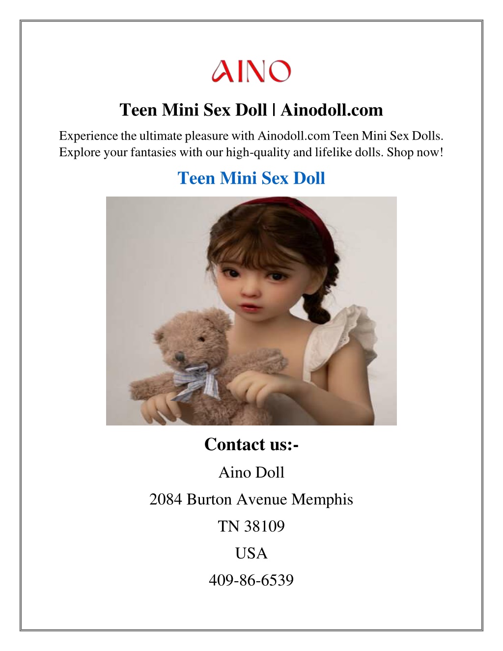 teen mini sex doll ainodoll com l.w