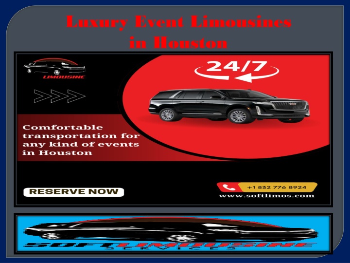 Luxury Event Limousines in Houston