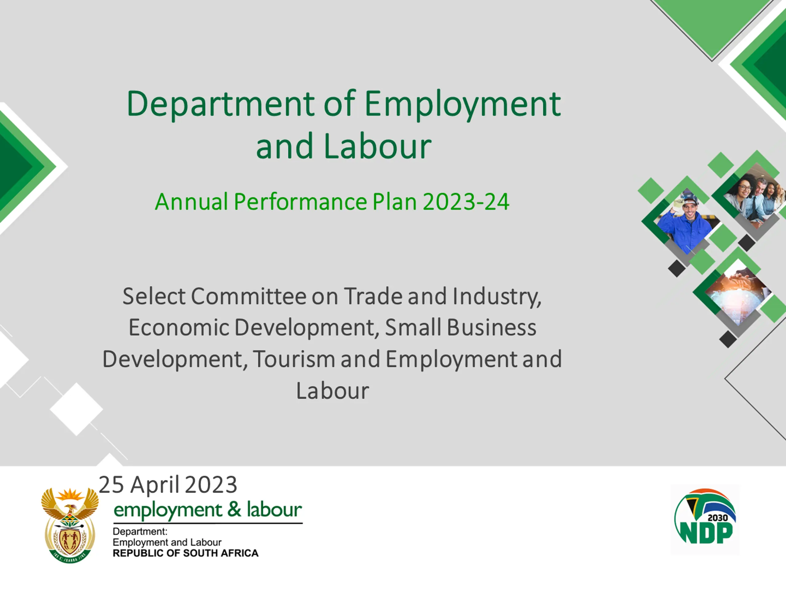 Department of Employment and Labour