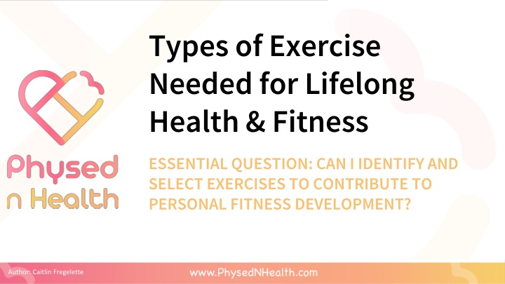 Essential Types of Exercise for Lifelong Health & Fitness
