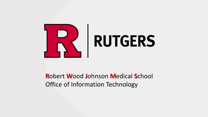 VMware Horizon VDI at Robert Wood Johnson Medical School: Key Features and Architecture Overview