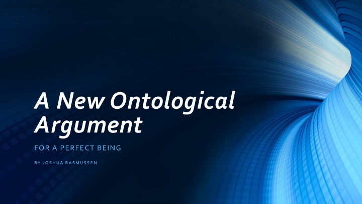 A New Ontological Argument