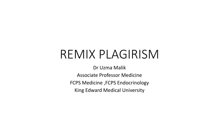 Plagiarism: A Comprehensive Overview
