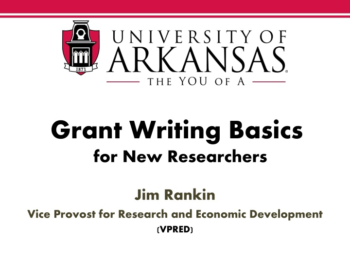 Grant Writing Basics for New Researchers