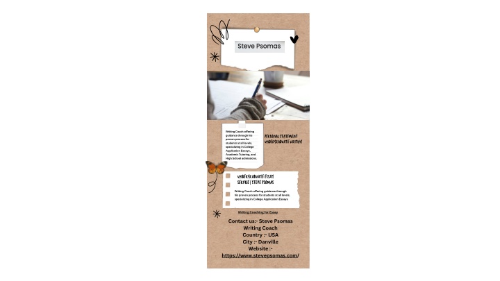 writing coach offering guidance through n.w