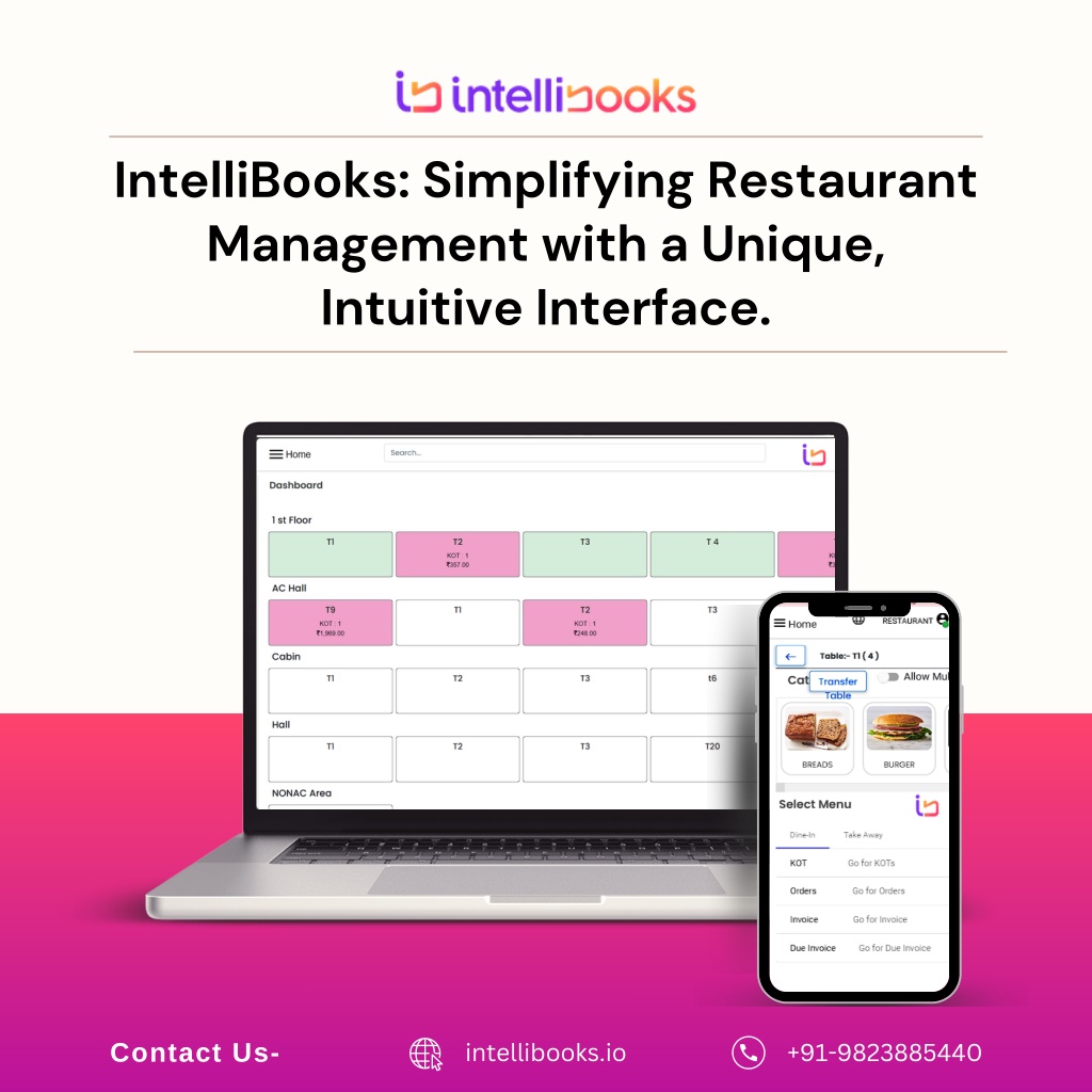 intellibooks simplifying restaurant management l.w