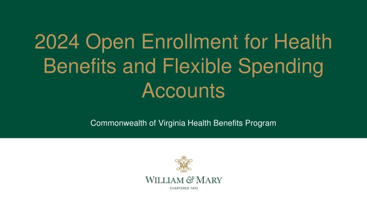 2024 Health Benefits Enrollment Information for Commonwealth of Virginia