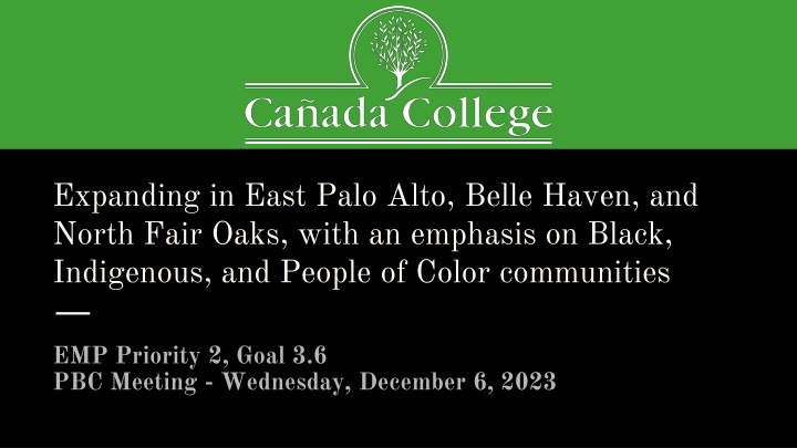 Education Equity Initiatives in East Palo Alto and Surrounding Communities