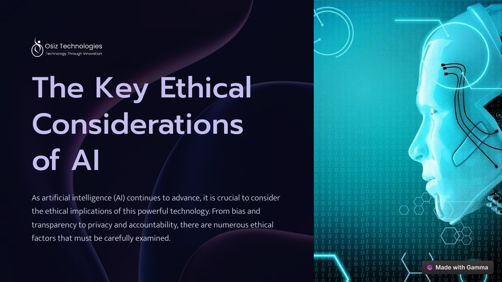 the key ethical considerations of ai l.w