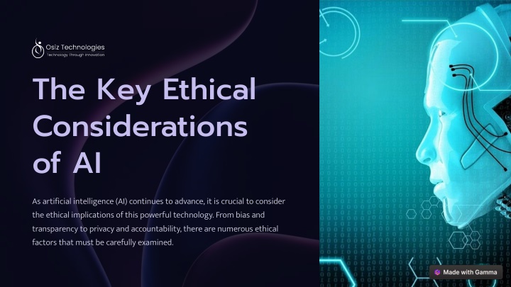 the key ethical considerations of ai n.w