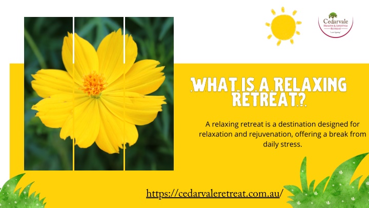 a relaxing retreat is a destination designed n.w