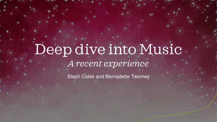 Deep Dive into Music: Recent Educational Experiences at St. Wilfrid's and St. Marie's