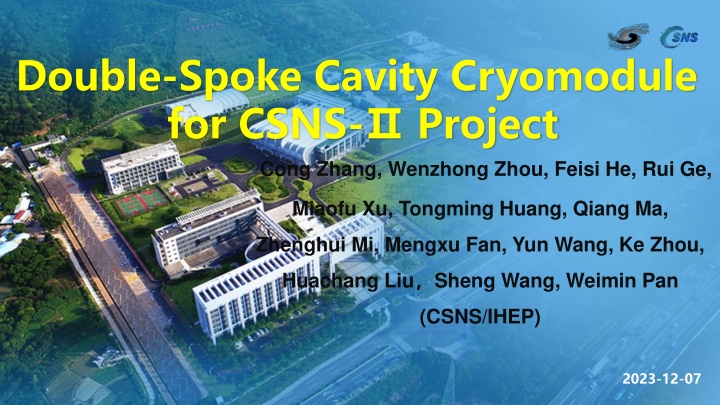 Advanced Cryomodule Technology for China's Spallation Neutron Source Upgrade
