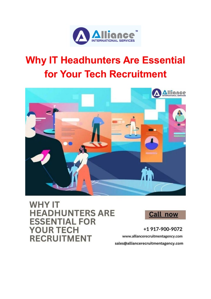 why it headhunters are essential for your tech n.w