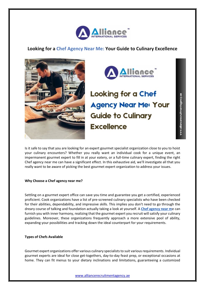looking for a chef agency near me your guide n.w