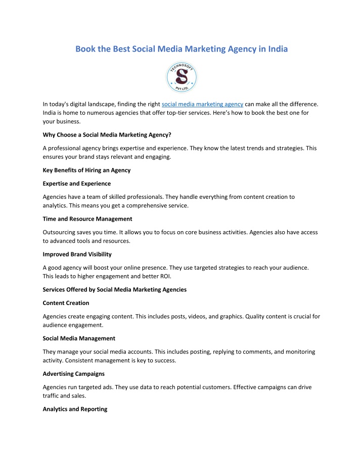 book the best social media marketing agency n.w