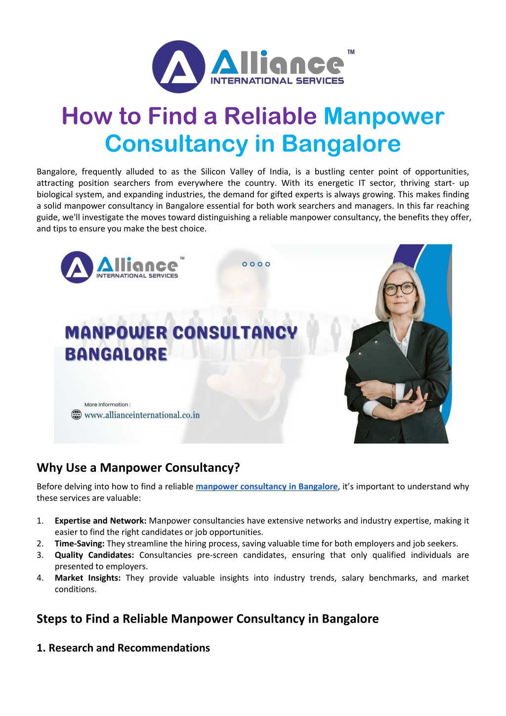 how to find a reliable manpower consultancy l.w