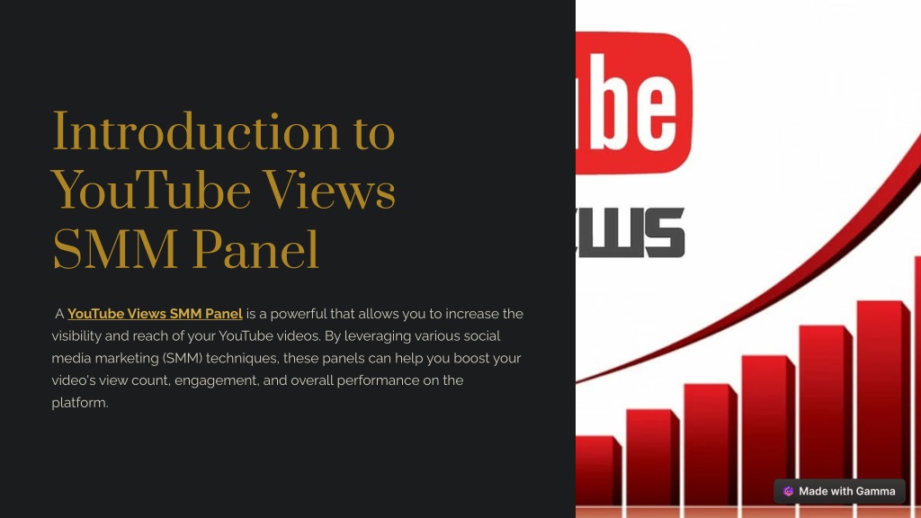introduction to youtube views smm panel l.w